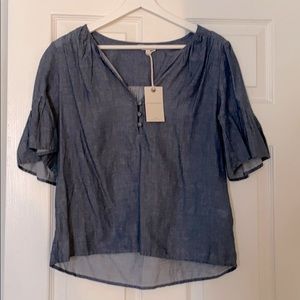 Lucky Brand Chambray Top